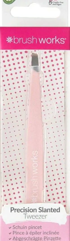 Abgeschrägte Pinzette rosa