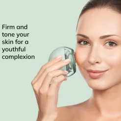Anti-Aging-Gesichtsmassagegerät zur Hautstraffung, grün