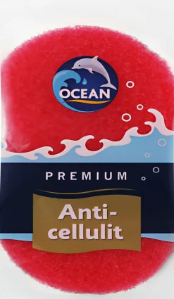 Anti-Cellulite Massage Schwamm, rot
