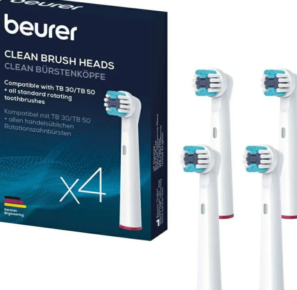 Aufsätze für Zahnbürsten Beurer TB 30/50, 4 Stk