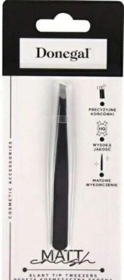 Augenbrauenpinzette, 4126, schwarz matt