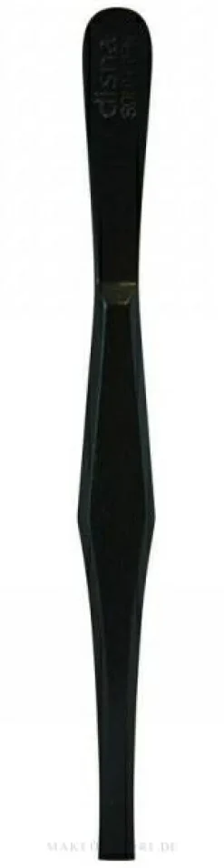 Augenbrauenpinzette gerade 8 cm schwarz