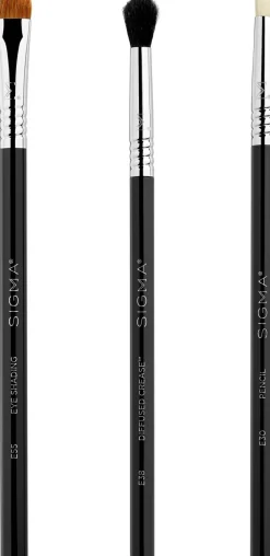 Augen-Make-up-Pinselset, 3 Stück