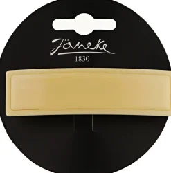 Automatische Haarspange JG45020G CRN 9x 2.5 cm milchig