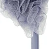 Bade-Massageschwamm mit langem Griff 45 cm 9110 lila