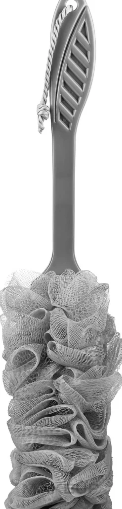 Bade-Massageschwamm mit langem Griff 45 cm 9110 rosa