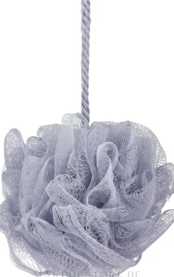 Badeschwamm aus synthetischen Materialien grau-lila