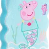 Badeschwamm für Kinder Peppa Pig und Peppa Meerjungfrau blau