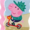 Badeschwamm für Kinder Peppa Pig Georg auf dem Fahrrad rosa