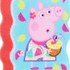 Badeschwamm für Kinder Peppa Pig Peppa mit einem Cocktail rot