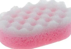 Badeschwamm oval rosa