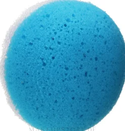 Badeschwamm rund blau