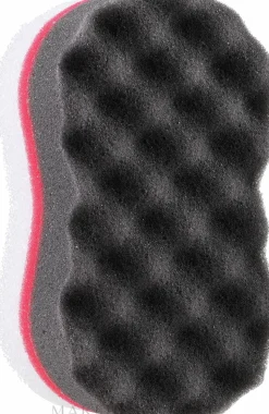 Badeschwamm Sport schwarz-rot