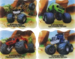 Badeschwamm-Set Blaze And The Monster Machines 4 St. gelb