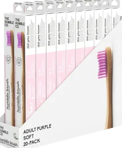 Bambuszahnbürste weich violett