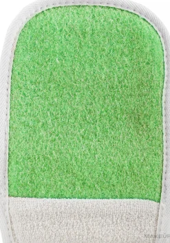 Baumwoll-Körperwaschlappen grün