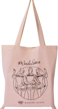 Baumwoll-Shopper rosa