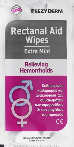Beruhigende Feuchttücher für Hämorrhoiden mit weichmachender und schmerzstillender Wirkung