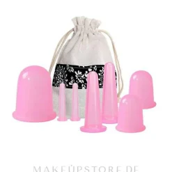Blaues Set mit Massagegläsern