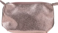 Damen-Kosmetiktasche mit Reißverschluss 'Crease', 98284, goldfarben
