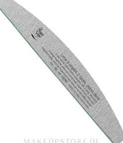 Doppelseitige Nagelfeile Halbmond 100/180 Zebra