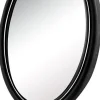 Doppelseitiger Kosmetikspiegel mit Ständer 9510 22,5 cm schwarz