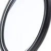 Doppelseitiger Kosmetikspiegel mit Ständer 18,5 cm schwarz 9509