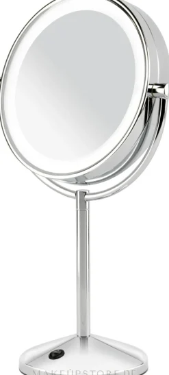 Doppelseitiger Kosmetikspiegel mit Ständer und LED-Beleuchtung 9436E