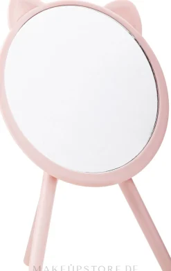Einseitiger Kosmetikspiegel mit Füßen 4544 rosa