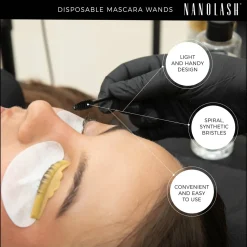 Einweg-Augenbrauen-Wimpernbürsten 50 St.