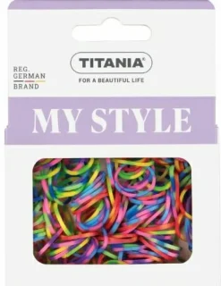 Elastische Haargummis mehrfarbig 150 St.