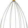 Entspannender ayurvedischer Kopfhautmassagegerät, gold-silbern
