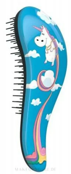Entwirrbürste Einhorn blau