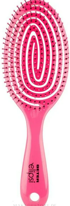 Entwirrbürste für langes Haar rosa