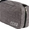 Faltbarer Reise-Kosmetik-Organizer mit Haken, grau, 4814