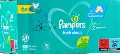 Feuchte Babytücher Baby Fresh Clean 6x80 St.