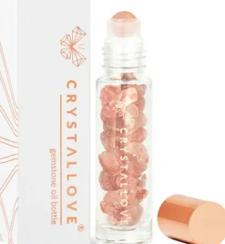 Fläschchen für Öl mit Erdbeerkristallen, 10 ml