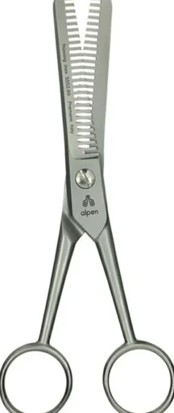 Friseurschere, Effilierschere, beidseitig 15 cm