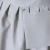 Friseurschürze, grau