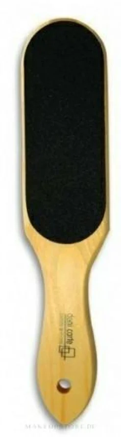 Fußreibe aus Holz