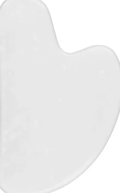 Gesichtsmassage-Platte Gua Sha weiß