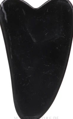 Gesichtsmassage-Platte Gua Sha schwarz