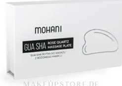 Gesichtsmassage-Platte Gua Sha aus Rosenquarz