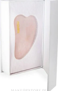 Gesichtsmassage-Platte Gua Sha aus Rosenquarz