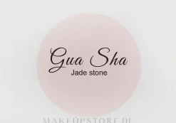 Gesichtsmassage-Platte Gua Sha aus Rosenquarz