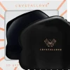 Gesichtsmassage-Platte mit schwarzem Obsidian