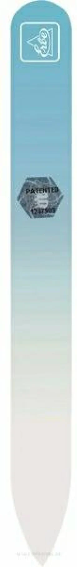 Glasnagelfeile, 9 cm pastellblau
