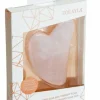 Gua Sha Gesichtsmassage-Platte aus Rosenquarz