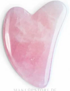 Gua Sha Gesichtsmassage-Platte aus Rosenquarz