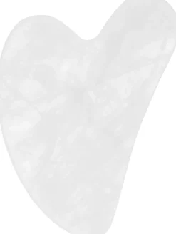 Gua Sha Gesichtsmassage-Platte weiß